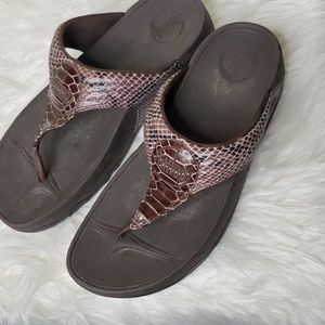FitFlop LuLu Snake Fitness Sandal